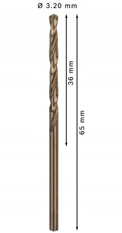 Bosch PRO HSS-Co grąžtas metal. 3,2mm, 1 vnt.