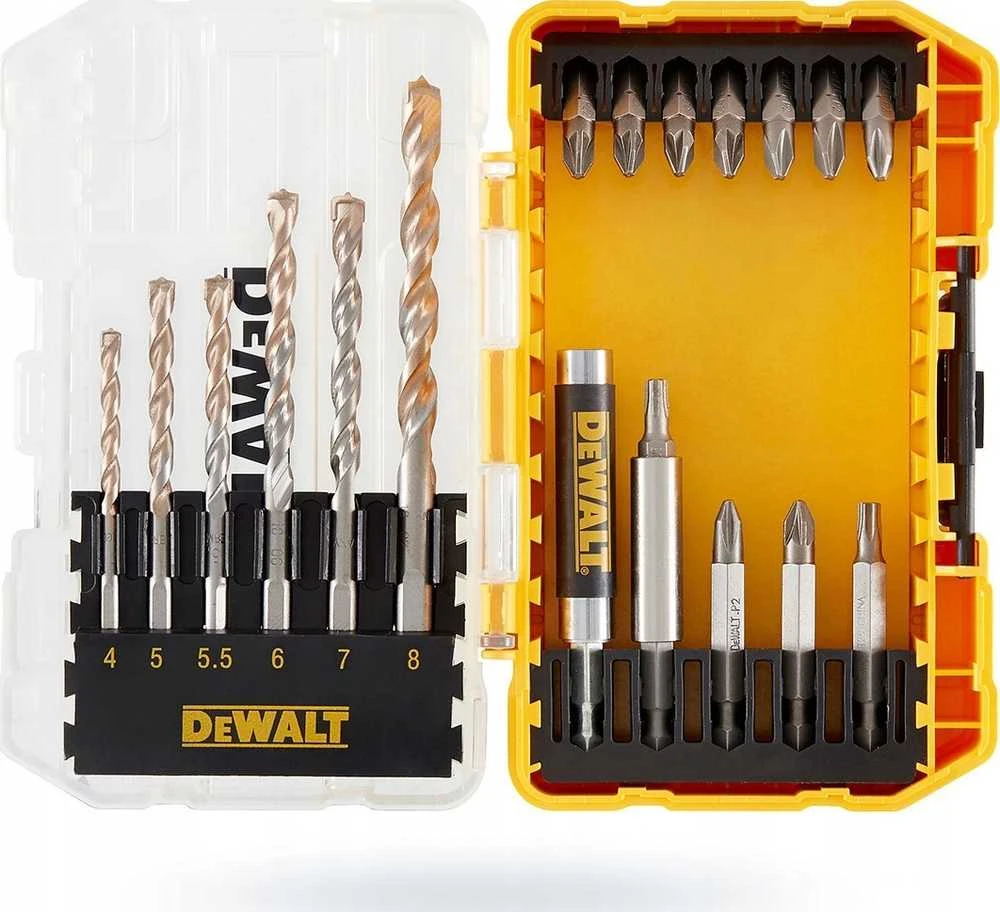 Grąžtų ir sukimo antgalių rinkinys DeWalt DT70712-QZ; 19 vnt.