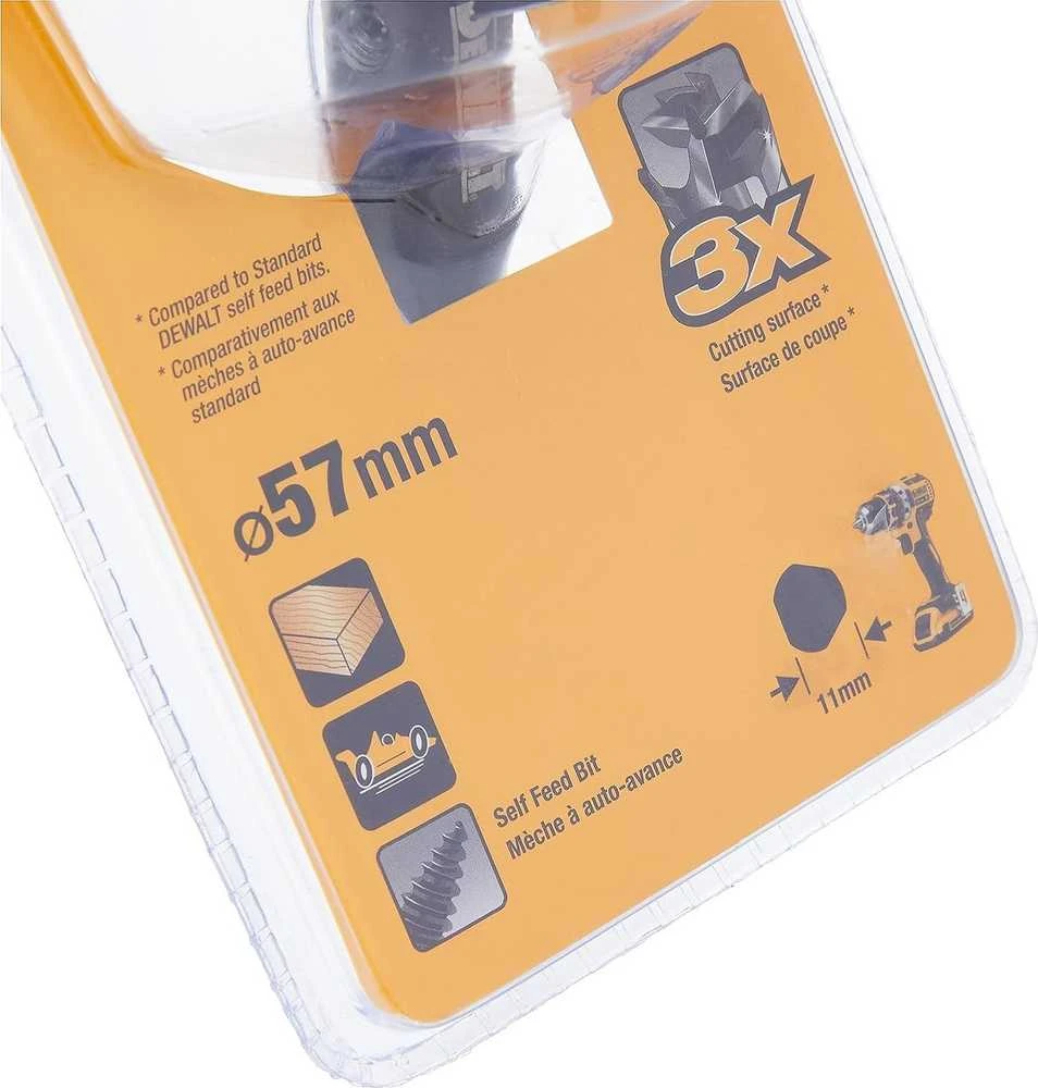 Furnitūros skylių grąžtas DeWalt DT4584-QZ; 57 mm