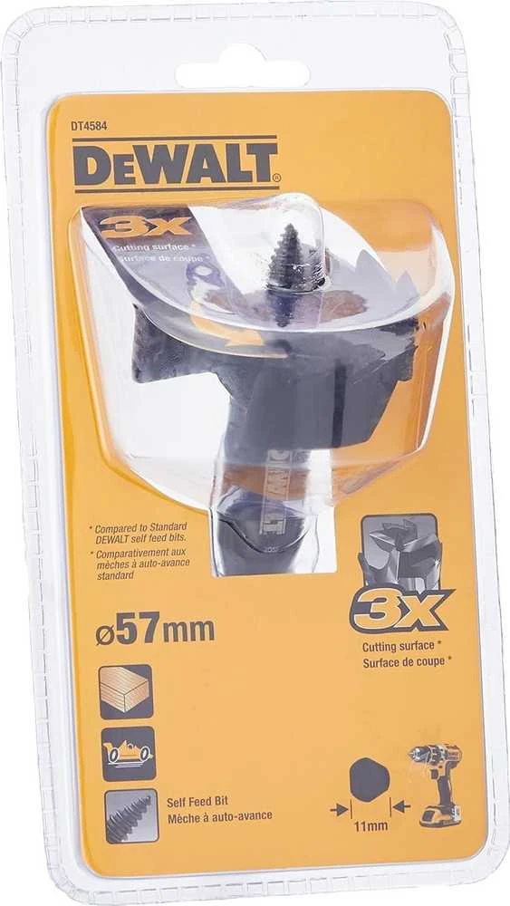 Furnitūros skylių grąžtas DeWalt DT4584-QZ; 57 mm