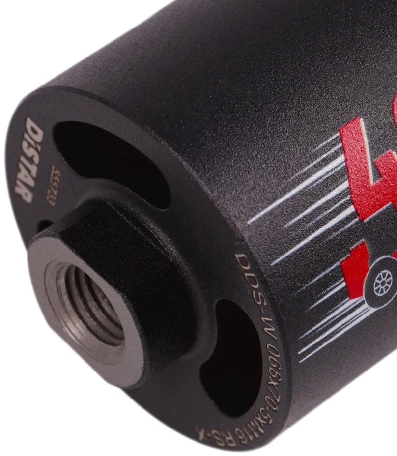Grąžtas 68 mm RS-X Distar Drill Master deimantinė karūna rozetėms gręžti (5 dantys, angos gale)