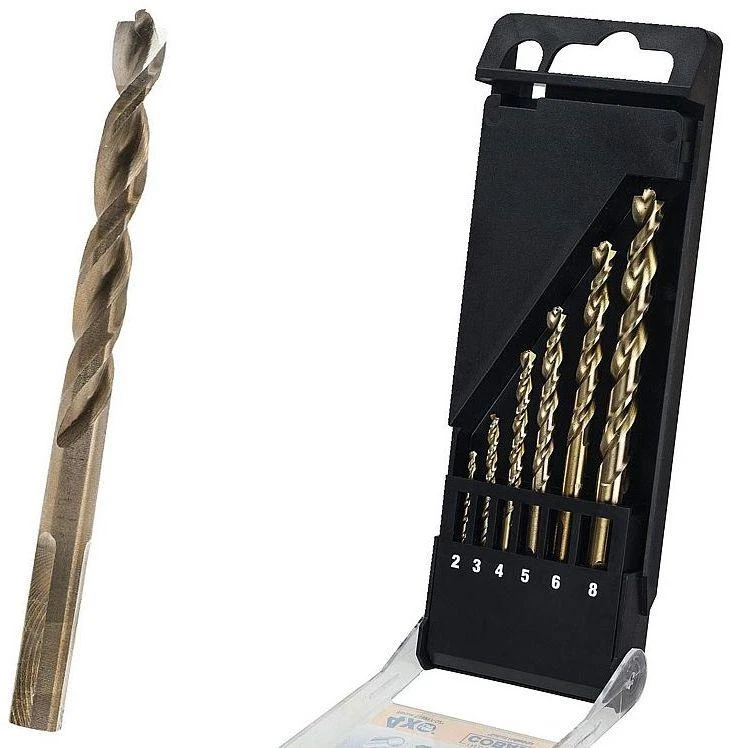 Grąžtas Grąžtų komplektas metalui DeWalt DT4956-QZ; 2-8 mm; 6 vnt.