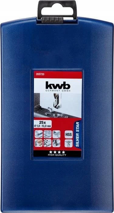 Grąžtas Wiertło Einhell Rinkinys grąžtų 25 SZT. 1-13 MM. 49205720