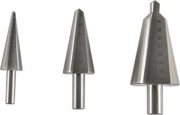 Geko Rinkinys bepakopis grąžtas 3 vnt.. 3-30mm (metalinė dėžutė) (50)