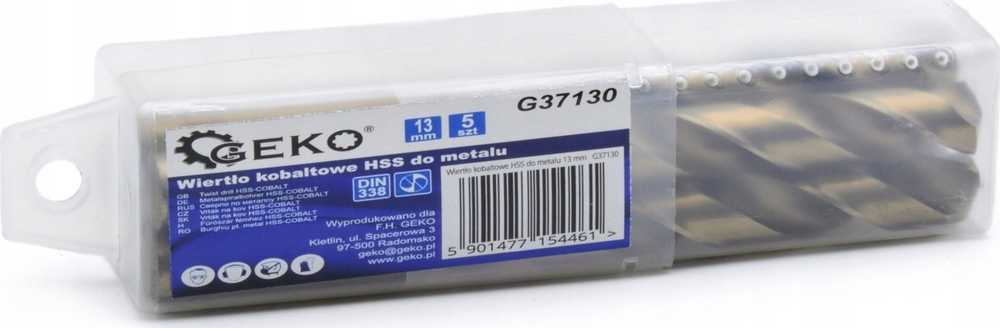 Geko Drill HSS kobalto grąžtas metalui 11 mm (5/105)