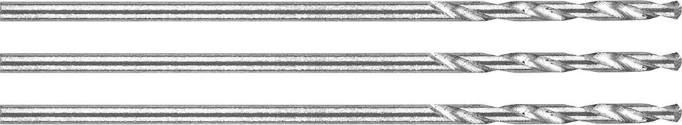 Grąžtas Wiertła HSS metalo grąžtai, DIN 338, 1 mm, 3 vnt.