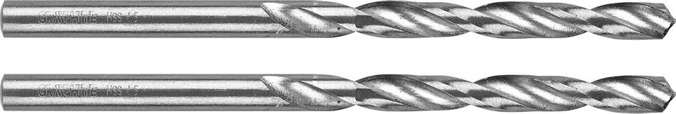Grąžtas Wiertła HSS metalo grąžtai, DIN 338, 4,5 mm, 2 vnt.