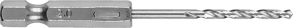 Wiertło Šešiakampis metalinis grąžtas 2,0 mm, 3 vnt.