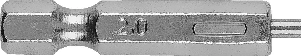Wiertło Šešiakampis metalinis grąžtas 2,0 mm, 3 vnt.