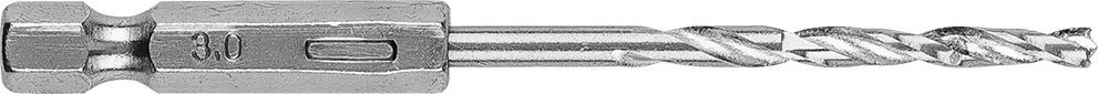 Wiertło Šešiakampis metalinis grąžtas 3,0 mm, 2 vnt.