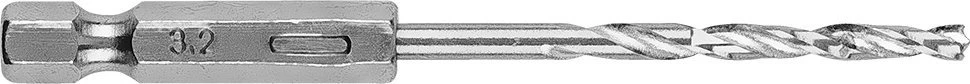Wiertło Šešiakampis metalinis grąžtas 3,2 mm, 2 vnt.