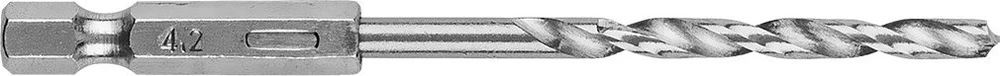 Wiertło Šešiakampis metalinis grąžtas 4,2 mm, 2 vnt.