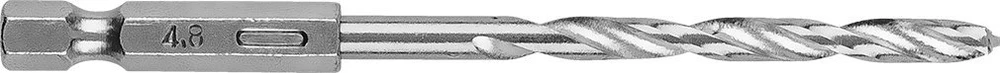 Wiertło Šešiakampis metalinis grąžtas 4,8 mm, 2 vnt.