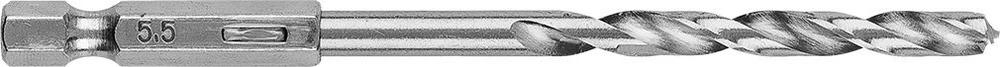 Wiertło Šešiakampis metalinis grąžtas 5,5 mm, 2 vnt.