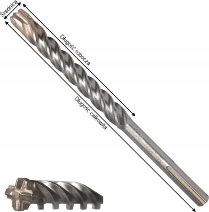 Grąžtas Makita B-19912 SDS-MAX 12X600/740 ZENTRO