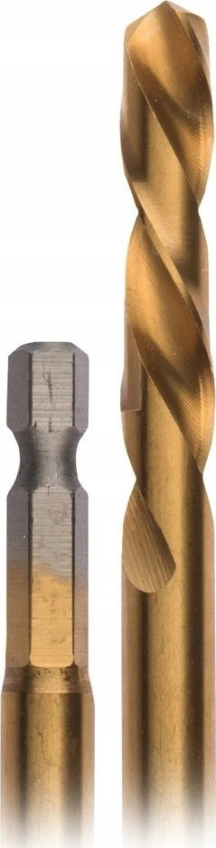 Grąžtas MAKITA grąžtai DO METALU HSS-TIN 1/4" HEX 9,0x102mm