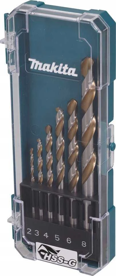 Grąžtas Makita HSS-G metalo grąžtų rinkinys D-77241