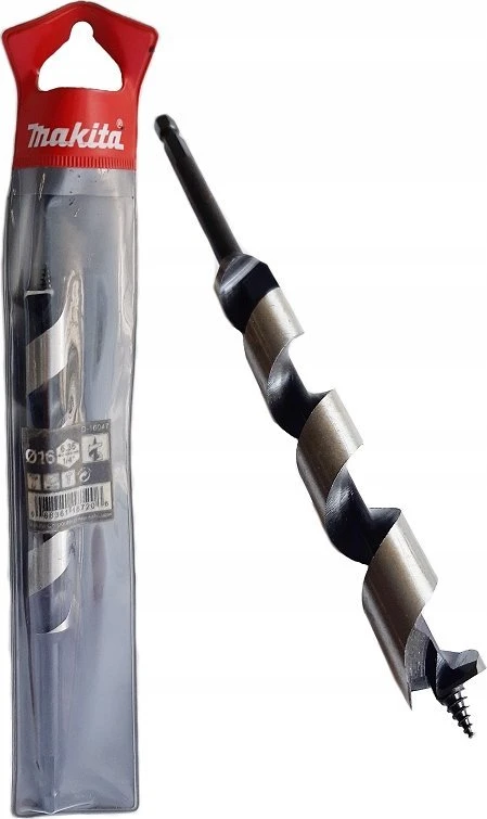 Grąžtas Makita 1/4" Spiralinis gražtas 18x200mm D-16053