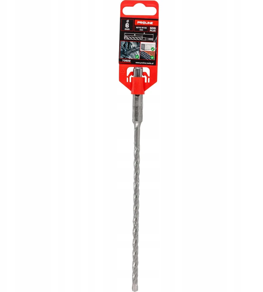 Pro-Line Wiertło Gelžbetonio grąžtas SDS Plus S3, 6 * 210 mm, proline