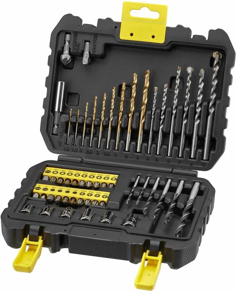Grąžtų ir sukimo antgalių komplektas Stanley STA88546-XJ; 50 vnt.