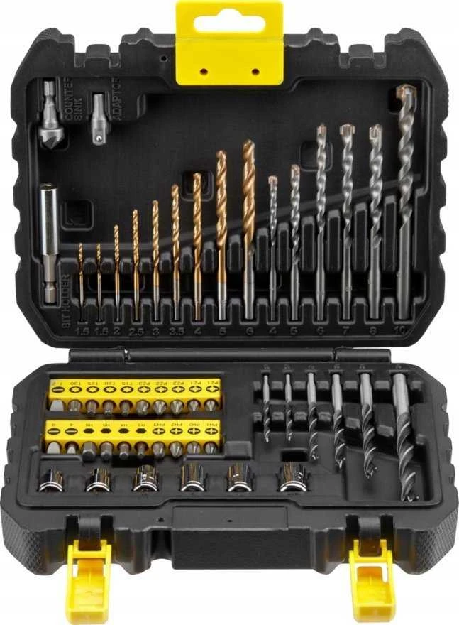 Grąžtų ir sukimo antgalių komplektas Stanley STA88546-XJ; 50 vnt.