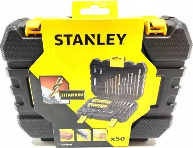 Grąžtų ir sukimo antgalių komplektas Stanley STA88546-XJ; 50 vnt.