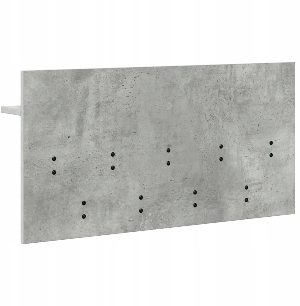 Prikabinamas paltas Sieninis Betono pilka 80 x 40 x 12 cm