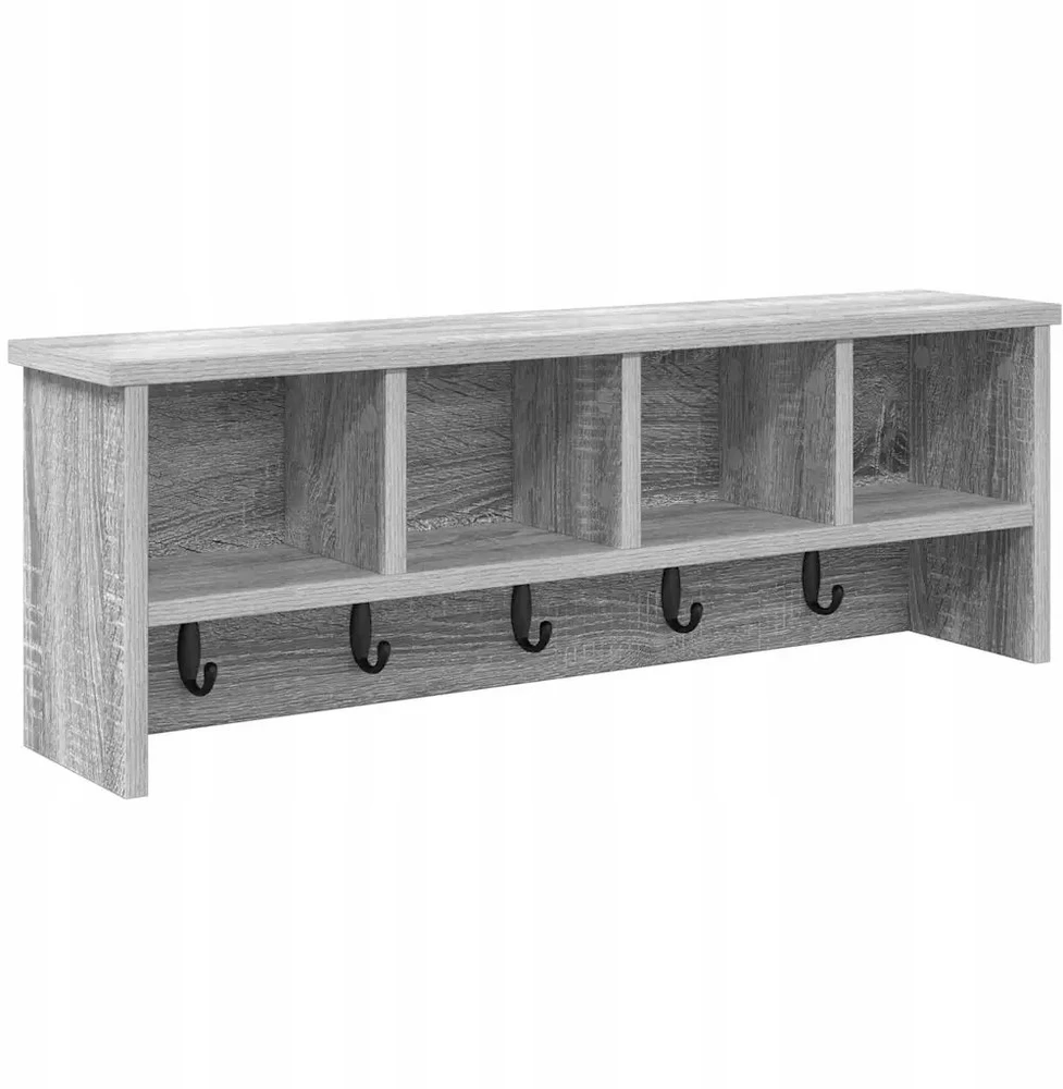 Prikabinamas paltas Sieninis Pilkas Sonoma 75 x 16 x 26 cm