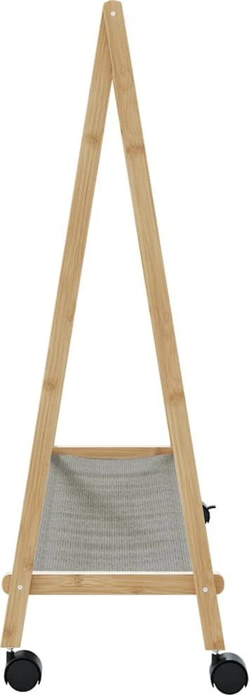 Drabužių kabykla su lentynomis/ratukais, 106x34x106,5cm