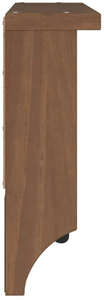 Sieninė kabykla "SANDNES" 45x12x35 cm medžio masyvo pušis