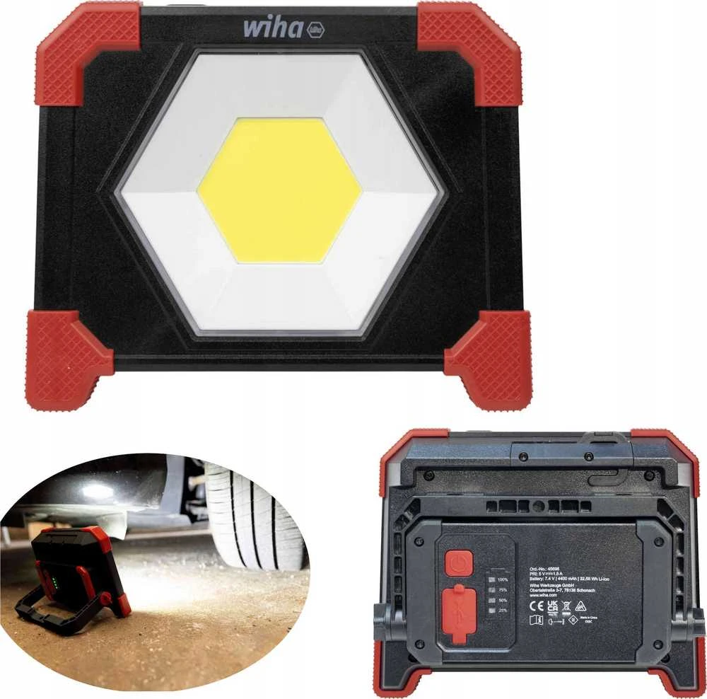 Lempa įkraunama Wiha, 30 W, 3000 lm