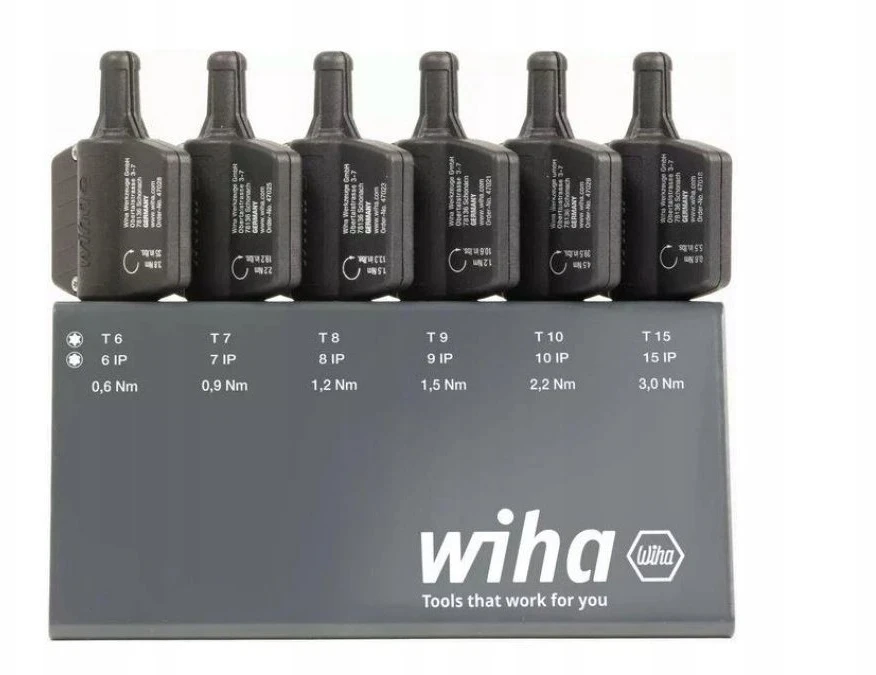 Wiha easyTorque Key sukimo momento atsuktuvų rinkinys su rankena /19 vnt./ 47197