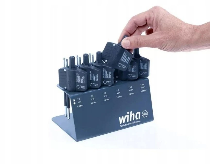 Wiha easyTorque Key sukimo momento atsuktuvų rinkinys su rankena /19 vnt./ 47197