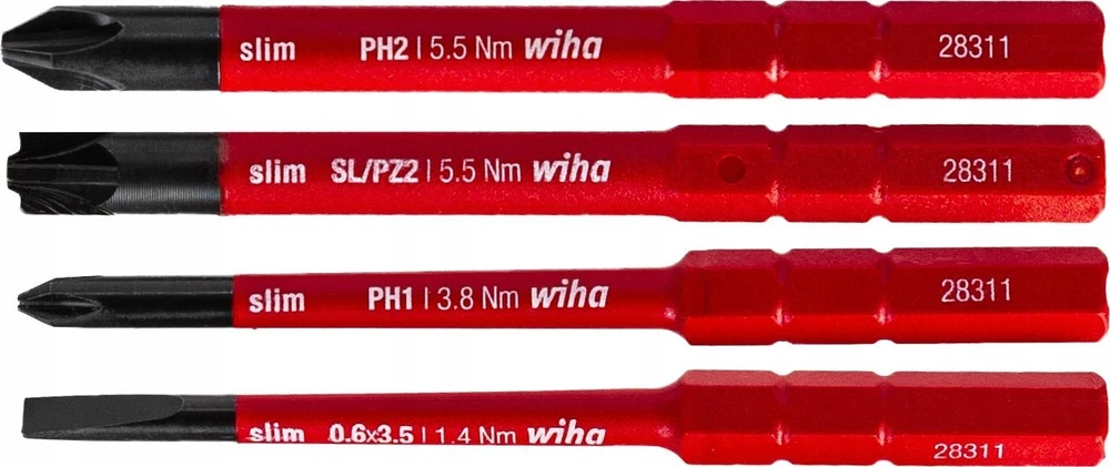Atsuktuvas su antgaliais (4 vnt.) WIHA PocketMax® 1000V, Elektrikams