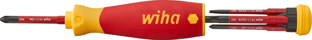 Atsuktuvas su antgaliais (4 vnt.) WIHA PocketMax® 1000V, Elektrikams