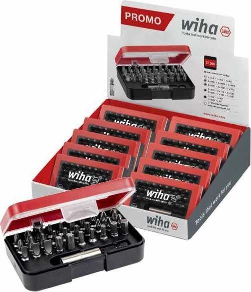 BITŲ RINKINYS WH/BIT-SET-1 30 VNT. 1/4 " WIHA