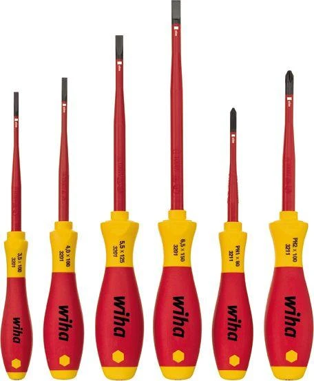 Rinkinys elektrikams WIHA SoftFinish slimFix (6 vnt.)