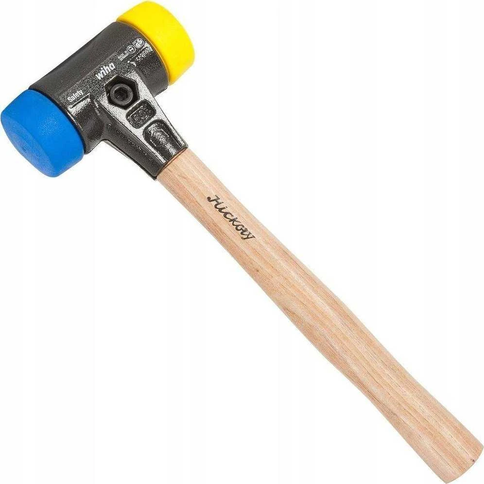Plaktukas WIHA Safety su mėlynai/geltona viršūne, 50 mm