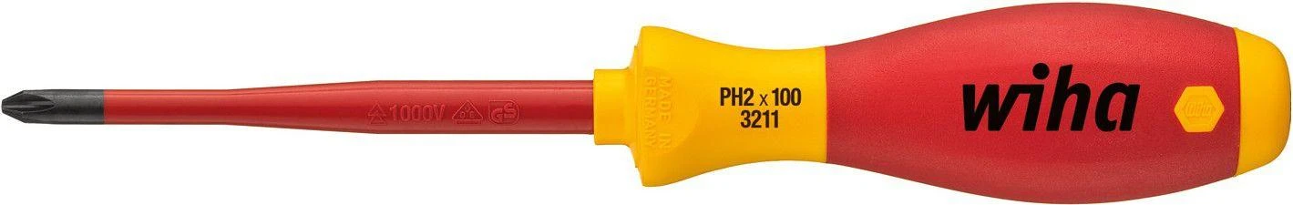 Wiha atsuktuvas WHA SoftFinish® electric slimFix Phillips PH1 x 80 mm