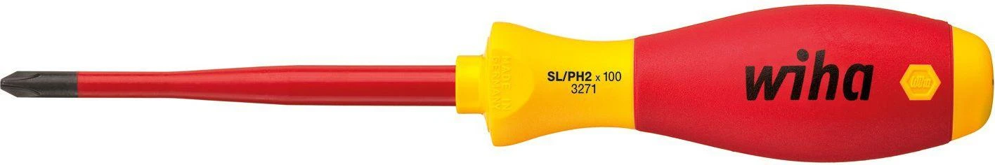 Wiha SL / PH1 SlimFix atsuktuvas izoliuotas (35502)