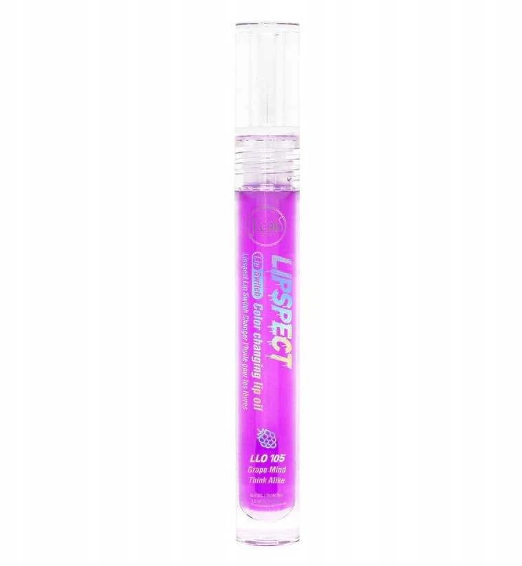 J.Cat Beauty Lipspect Lip Switch spalvą keičiantis lūpų aliejus, 105 vynuogių ir natų derinys, 3,5 ml