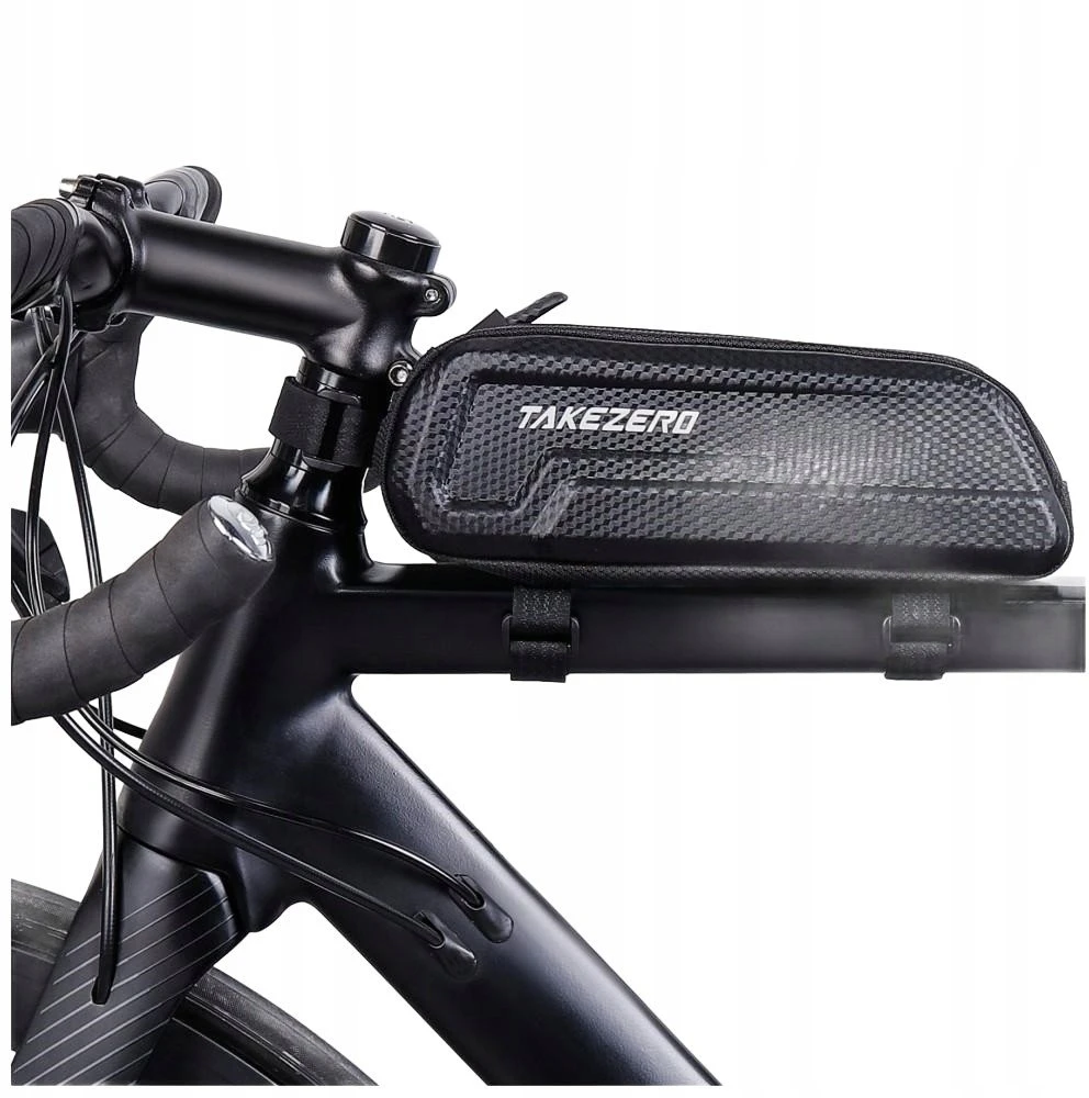 Wildman Dviračio krepšys TAKEZERO A5 1L Bike Mount juodos spalvos
