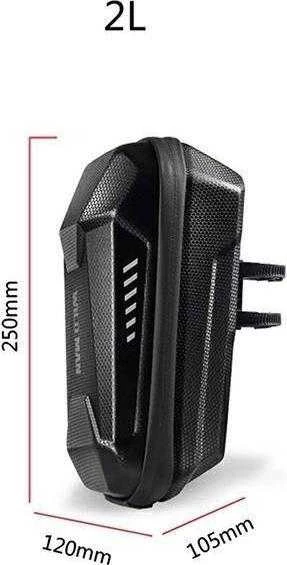 WILDMAN ES8X scooter case/holder frame bag juodos spalvos