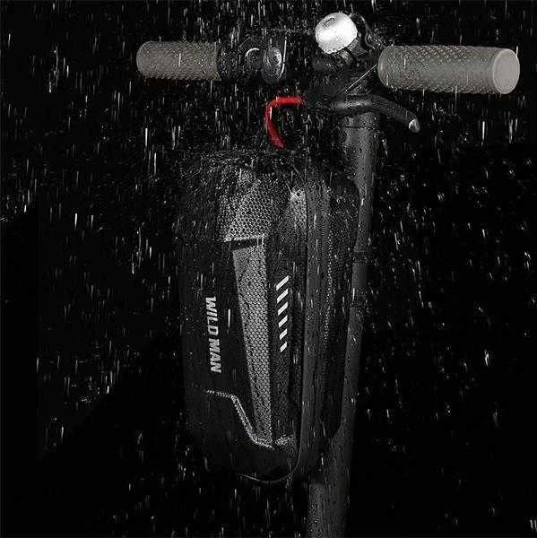WILDMAN ES8X scooter case/holder frame bag juodos spalvos