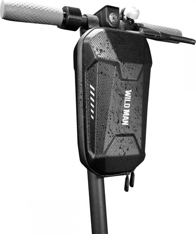 WILDMAN LES8 Plus scooter case/holder frame bag juodos spalvos