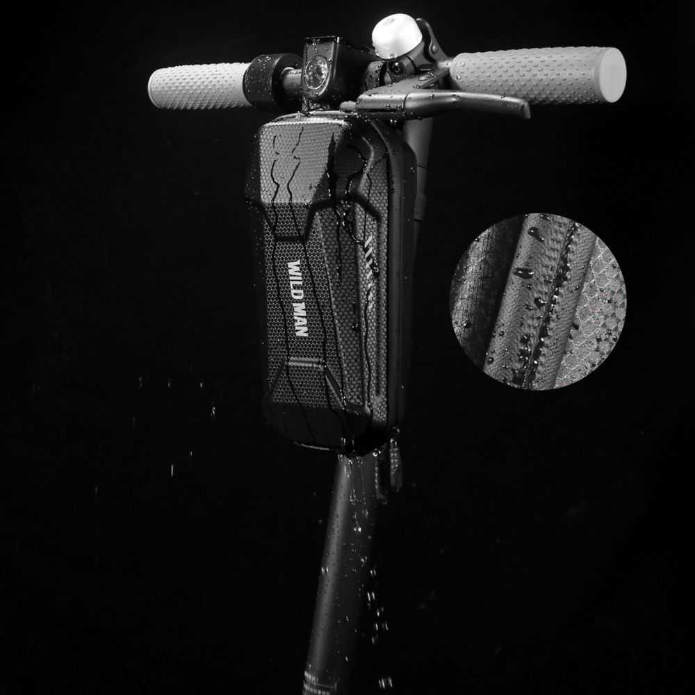WILDMAN MES8 scooter case/holder frame bag juodos spalvos