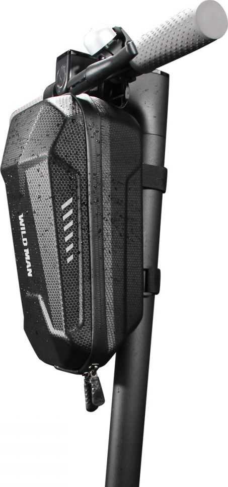 WILDMAN LES8 Plus scooter case/holder frame bag juodos spalvos