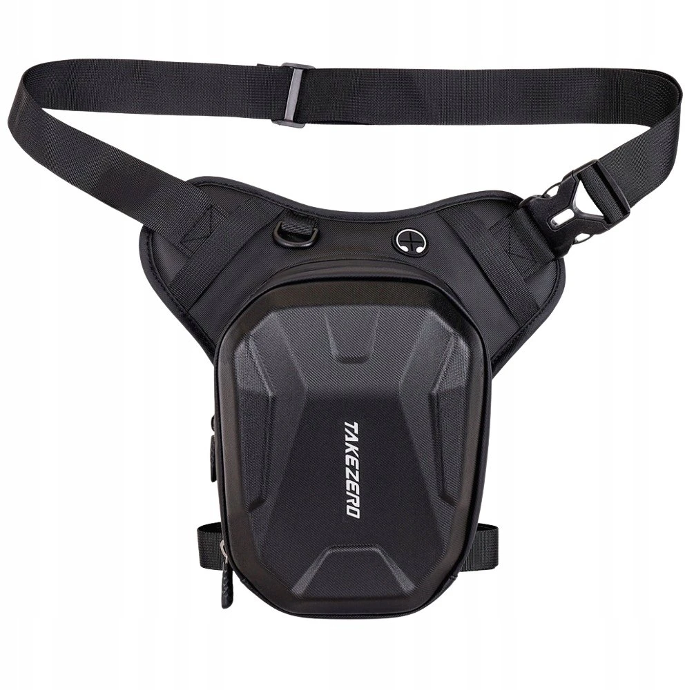 Wildman Motorcycle Leg Bag TAKEZERO MTX2 2.5L juodos spalvos