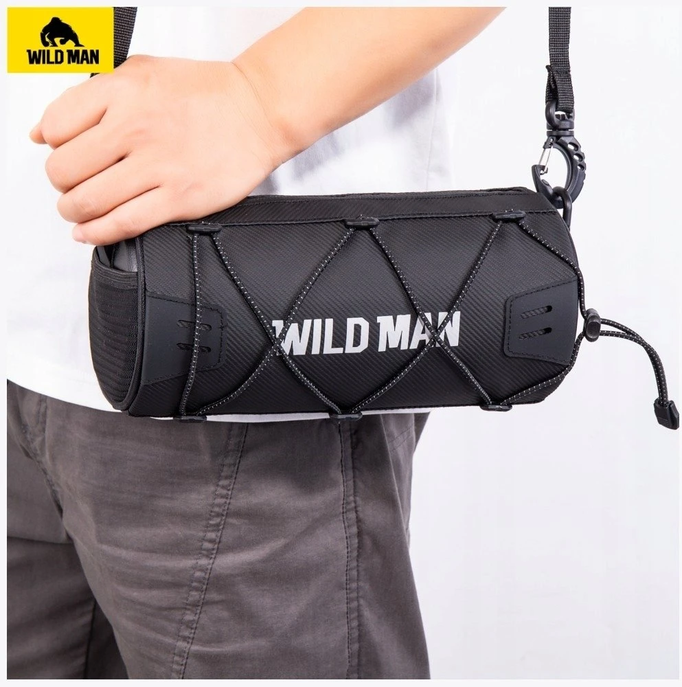 Bike Frame Bag WILDMAN GX300 2L Bike Mount juodos spalvos