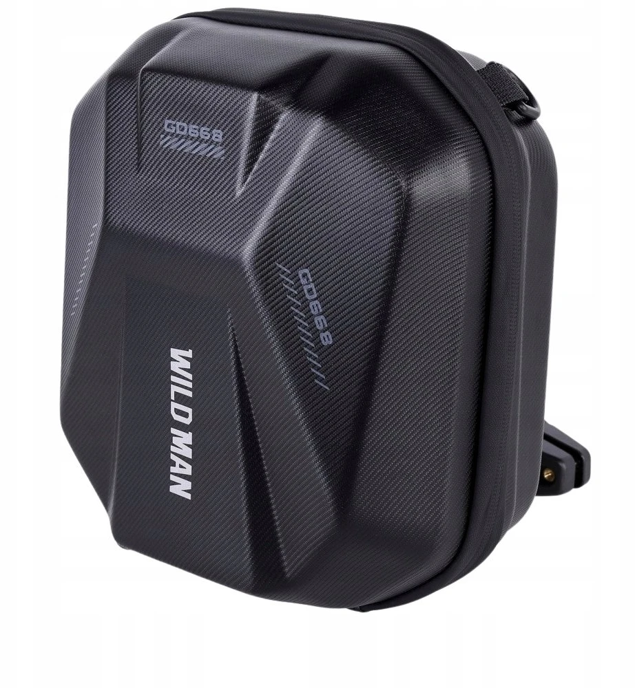 WildMan GD668 4L Rear Seat Bag for Electric Bike, juodos spalvos